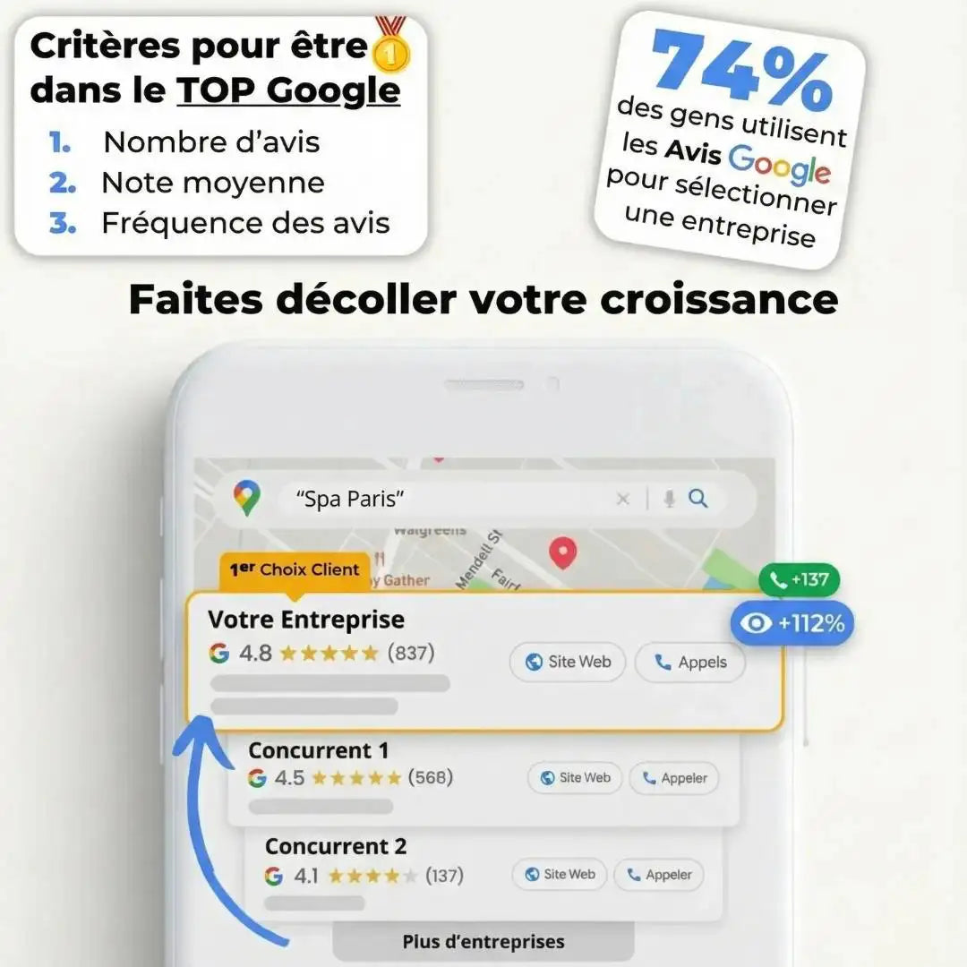 Plaque NFC Avis Google